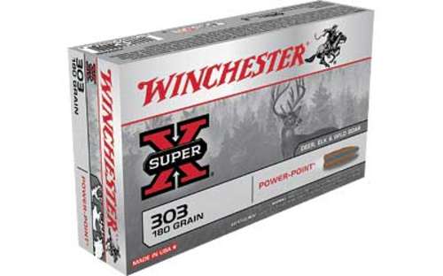 Ammunition Winchester Ammunition Super X 303British WIN SPRX PWR PNT 303BRIT 180GR 20/